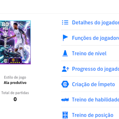 Conta efootball com Vitinho 104 blitz curler