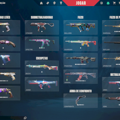 CONTA VALORANT FULL ACESSO (4.500 gasto) com xenohunter entre outras skinsCONTA