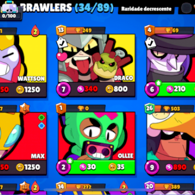 Conta de brawl Star