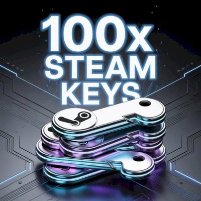 PACOTE 100X KEYS STEAM