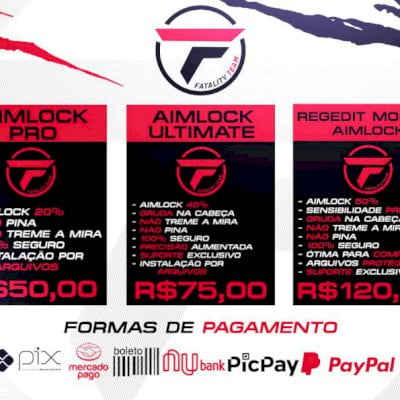 REGEDIT FATALITY TEAM ANDROID & EMULADOR + AIMLOCK E AIMBOT 100% ANTBAN