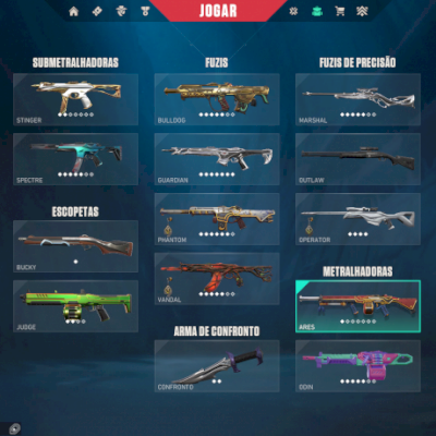 🔹 VENDO CONTA VALORANT TOP SKINS + MMR IMORTAL 3/RADIANTE 🔹