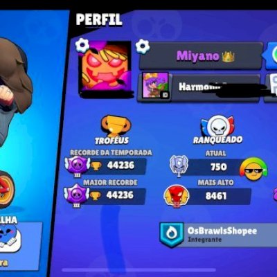 Conta Brawl star tudo Liberado!!