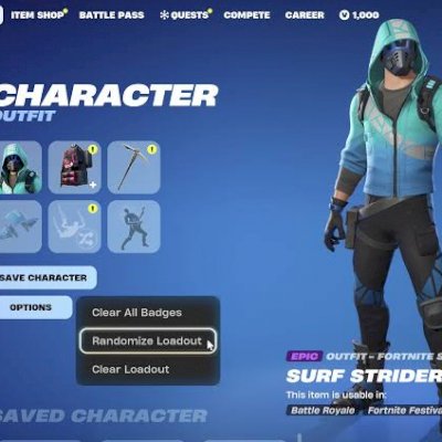 Conta Fortnite aleatoria