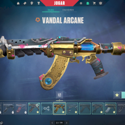 Conta 850 Gastos, Vandal Arcane, Karambit Saqueador, +7 skins upadas, Level 177