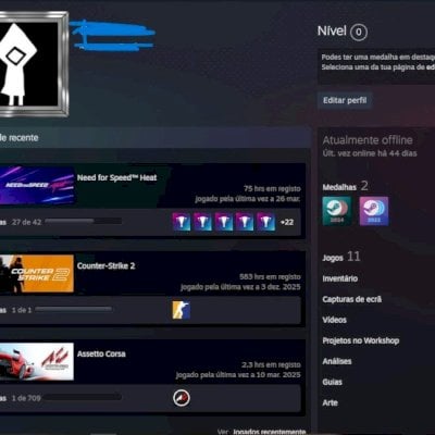 CONTA CS2 PRIME COM CS2 Prime 578 h. + 4 medals COM PREMIER