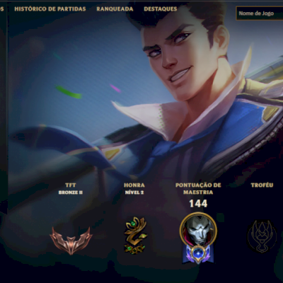 Vendendo conta do LOL/LOR