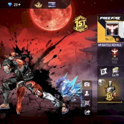conta ff + samurai escarlate