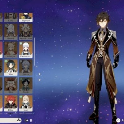 Conta Genshin pessoal jogada desde 2020