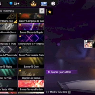 conta de free fire pra sair agora