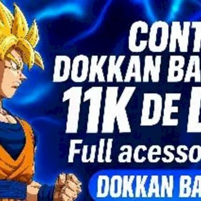 Conta Dokkan Battle com 11k de Dragon Stones