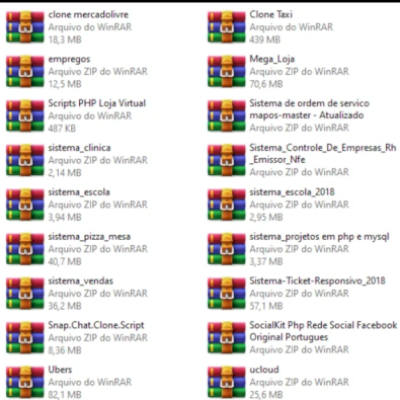 Pacote Com 31 Sistemas Em Php envio imediato