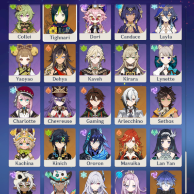 CONTA AR 55, 12 PERSONAGENS 5 ESTRELAS