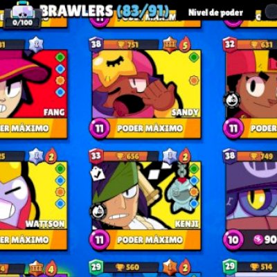 Contém 83 Brawlers, 4 Pass, Diversas Skins Únicas
