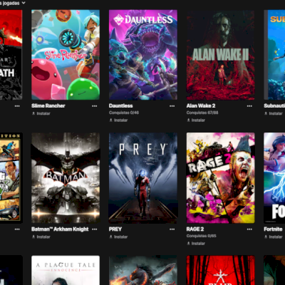 Conta Epic Games 334 Jogos