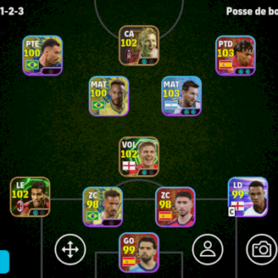 CONTA EFOOTBALL FORÇA 3103 3 ICONS E 2 SHOWTIMES BRABOS