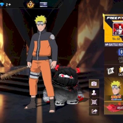 2 CONTAS FREE FIRE NIVEL 68 E NÍVEL 39 COM BASTANTE CONJUNTOS E EMOTES