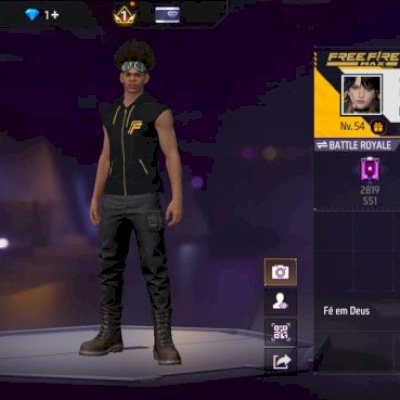 Conta de ff para ap full att xm8 level 2 ump amarela