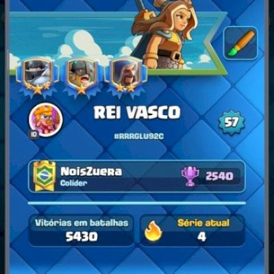 Vender conta clash royale