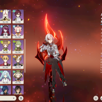 Conta Genshin Impact AR60 – Arlecchino C1 | Raiden C2 | Yelan C1 | 100%