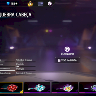 Conta de Free Fire