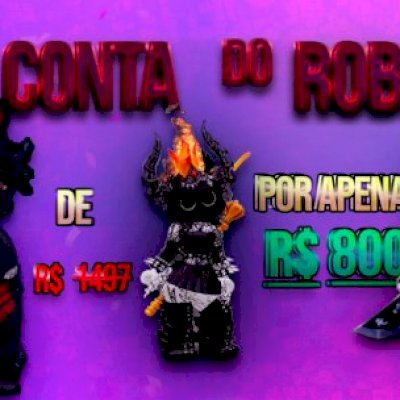 Conta do Roblox com SKINS Masculinas e Femininas