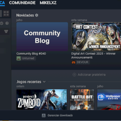 Conta da steam com full acesso com diversos jogos.