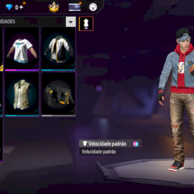 Conta FF level 21 vinculada ao Google