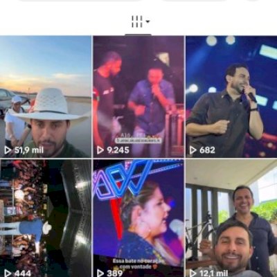 Vendo conta viralizada do tik Tok