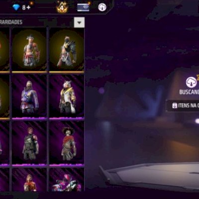 Conta com alguns passes antigos e skins de incubadora.