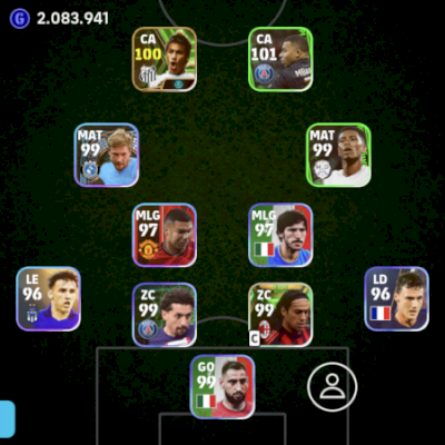 Conta EFOOTBALL Braba com 4k de moedas