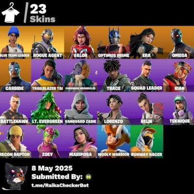 CONTA DE FORTNITE FA RARA TUBARAO MAKO E OUTROS ITENS