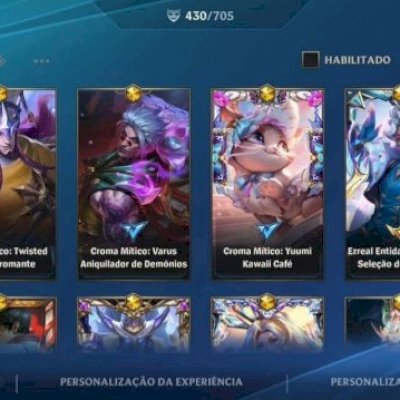 Conta de wild 470 skins yone aniquilador 30 miticas