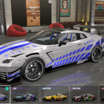 NISSAN R35 NÍVEL 50 COM NÍVEL 3 ESPECIAL, BORI KIT E SKIN DO BRIAN E MAIS 3!