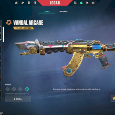 conta valorant full acesso com itens raros