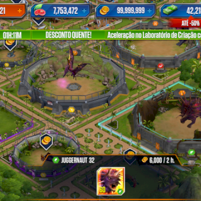 Vendo conta Jurassic world the game