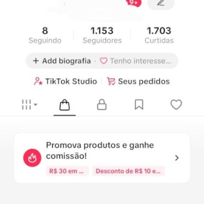 Conta Tiktok Shop Ativo