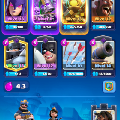 Conta 9k de troféus,4 evos