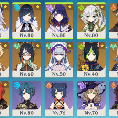 SKIRK + YELAN + RAIDEN + NAHIDA + XIANYUN + LYNEY