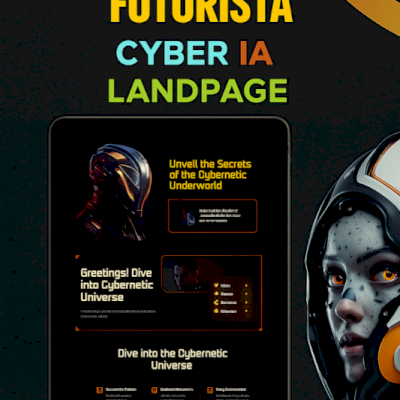 🚀 Página De Vendas Futurista - Cyber Ia Landpage