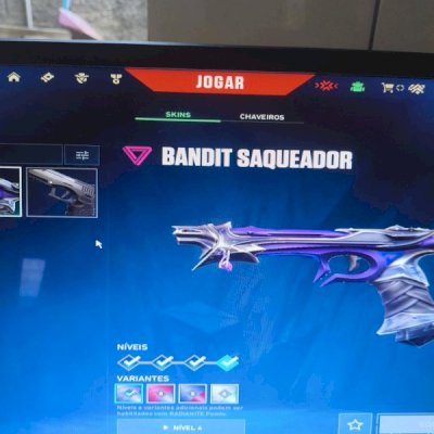 Canta valorant com várias skins