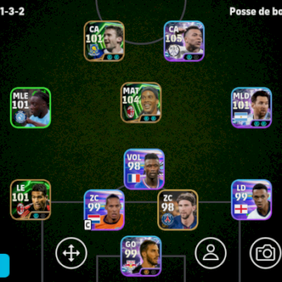 CONTA EFOOTBALL FORÇA 3098 3 ICONS E 3 SHOWTIMES RONALDINHO BRABO