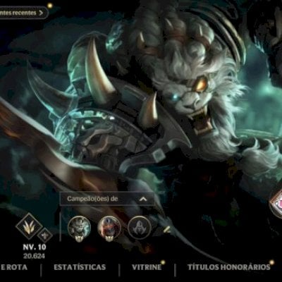 conta main assassi, 80% winrate +