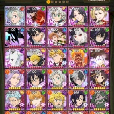 Conta de 7ds com escanor e merlin ur