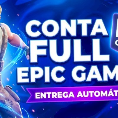 Conta Epic Games com jogos bons e items no rocket league e fortnite, veja a desc