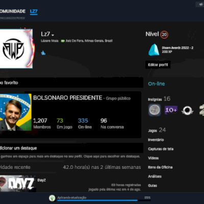 Conta Steam Lv 20 + Itens inventario