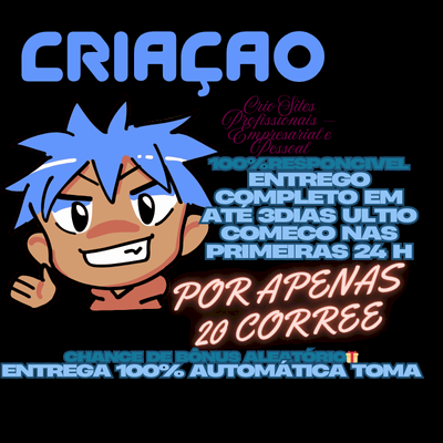 Crio Sites Profissionais — Empresarial e Pessoal