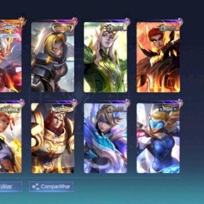 Conta MBL Antiga Único Dono - Full emblemas + 139 skins