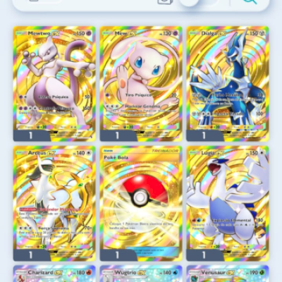 Conta Top, LVL 50 100 cartas 2* + com 6 Coroas