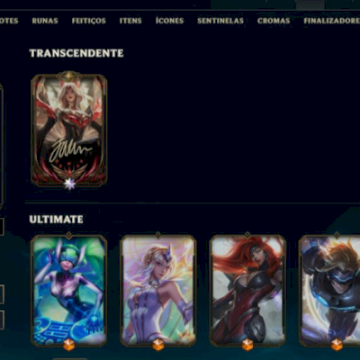 Conta INSANA League of Legends